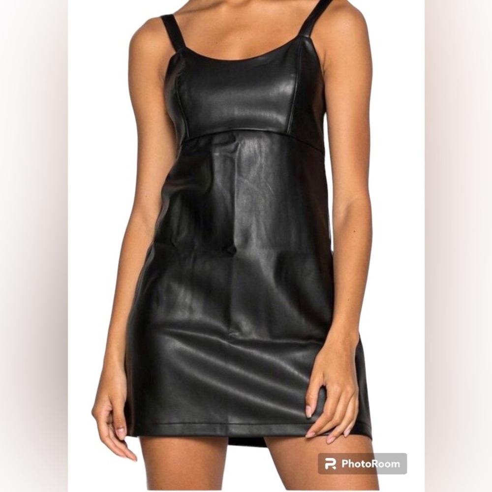 NWT Hollister Faux Leather Dress (M)